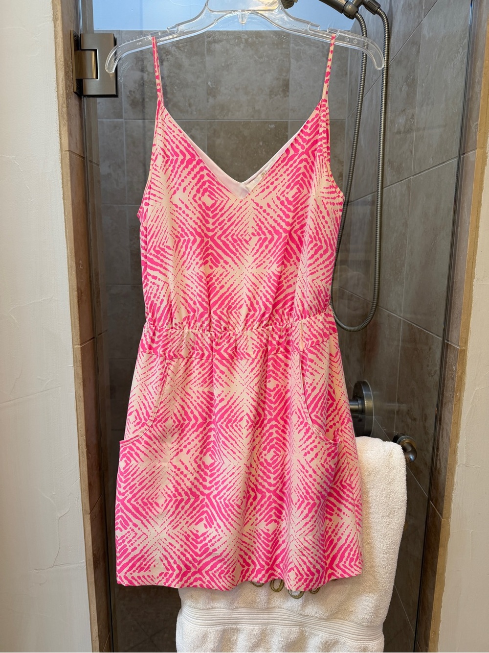 Pink & White Amanda Uprichard Dress
